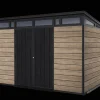 Large Sheds>Keter Signature 11x7 Storage Shed - Ashwood Brown