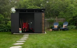 Medium Sheds>Keter Signature 9x7 Storage Shed - Walnut Brown