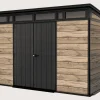 Large Sheds>Keter Signature 11x7 Storage Shed - Pine Brown