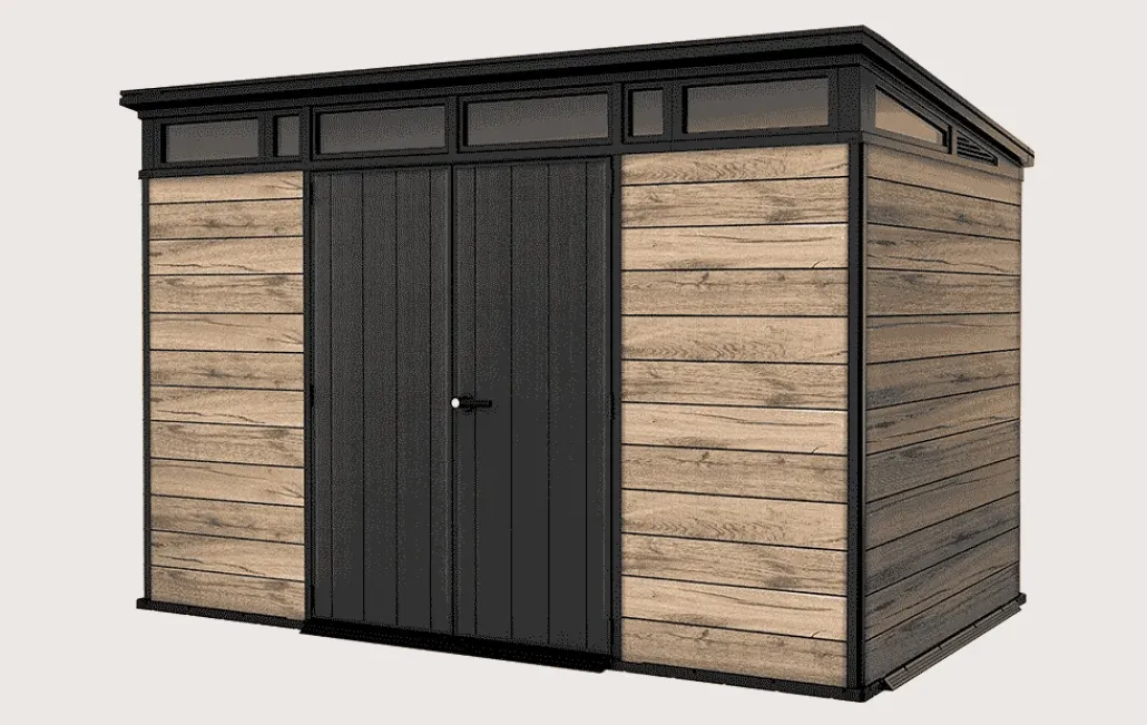 Large Sheds>Keter Signature 11x7 Storage Shed - Pine Brown