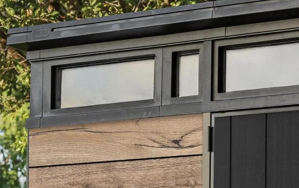 Large Sheds>Keter Signature 11x7 Storage Shed - Pine Brown