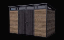 Large Sheds>Keter Signature 11x7 Storage Shed - Walnut Brown