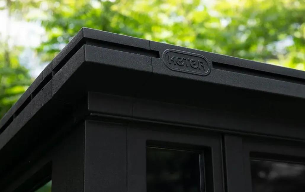 Large Sheds>Keter Signature 11x7 Storage Shed - Walnut Brown