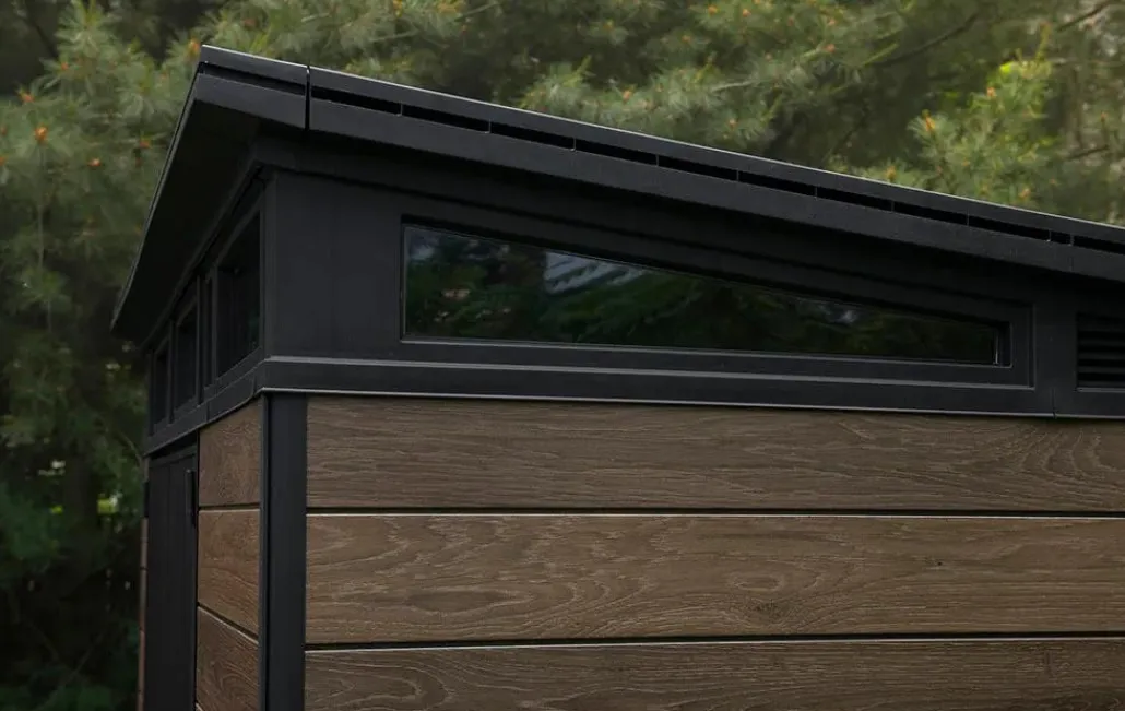 Large Sheds>Keter Signature 11x7 Storage Shed - Walnut Brown