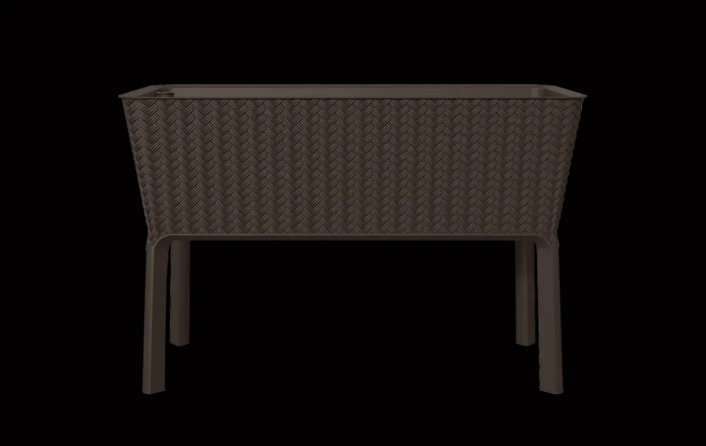 Garden Beds>Keter Splendor 31.7 Gallon Elevated Garden Bed - Brown