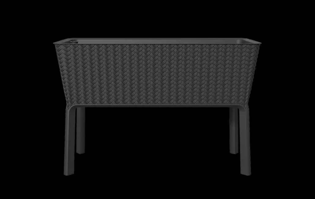 Garden Beds>Keter Splendor 31.7 Gallon Elevated Garden Bed - Graphite