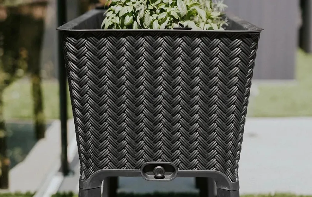 Garden Beds>Keter Splendor 31.7 Gallon Elevated Garden Bed - Graphite