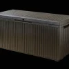 Small Deck Boxes>Keter Springwood 80 Gallon Deck Box - Brown