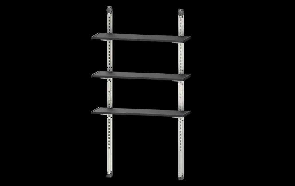 Shed Shelving & Accessories>Keter Storage Shed Shelf Kit 40 Inch - Black