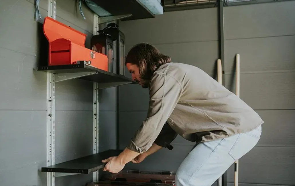 Shed Shelving & Accessories>Keter Storage Shed Shelf Kit 40 Inch - Black