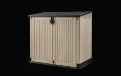 Trash Can Storage Sheds|Horizontal Sheds>Keter Store-It-Out Midi Storage Shed - Brown