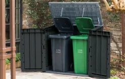 Trash Can Storage Sheds|Horizontal Sheds><noscript><img width=