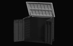 Trash Can Storage Sheds|Horizontal Sheds>Keter Store-It-Out Prime XL Storage Shed - Grey