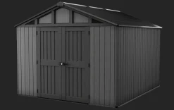 Large Sheds>Keter Stronghold 10x11.5 Storage Shed - Graphite