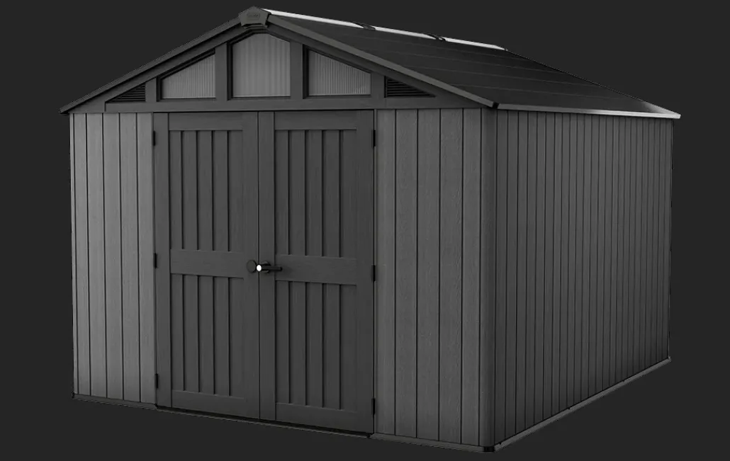 Large Sheds>Keter Stronghold 10x11.5 Storage Shed - Graphite