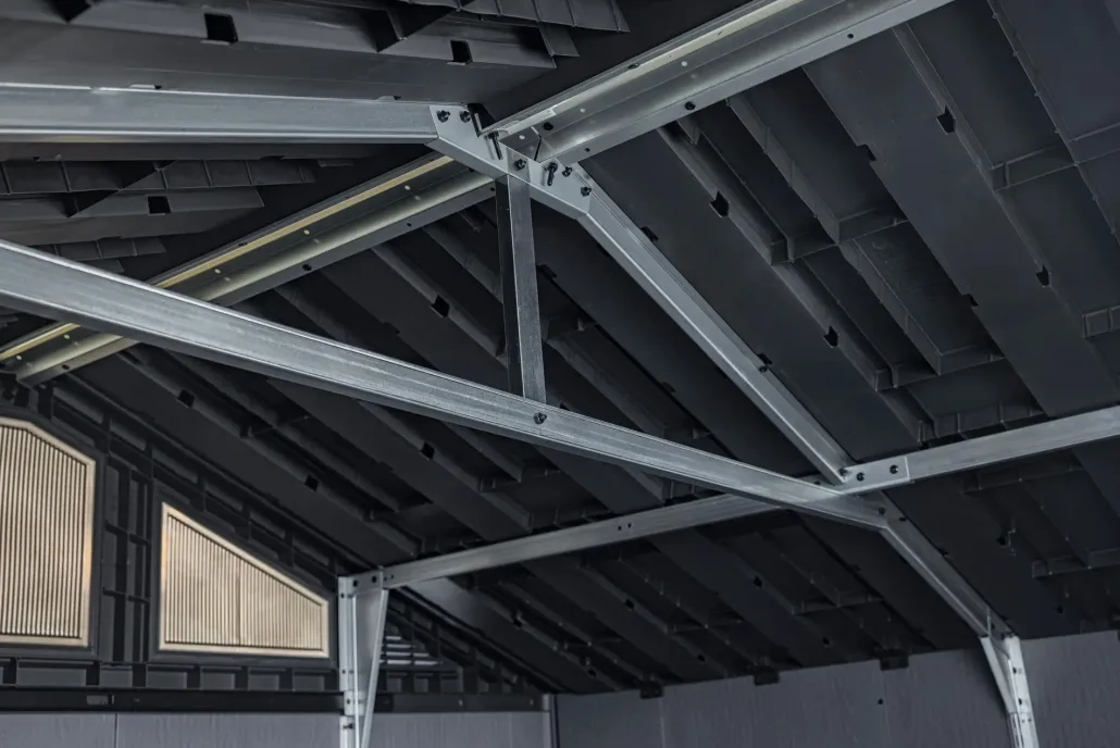 Large Sheds>Keter Stronghold 10x8 Storage Shed - Oak Brown