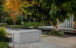 Large Deck Boxes>Keter Westwood 150 Gallon Deck Box - Grey